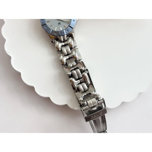 Relic Silver Tl Men's 165 Water Resistant Vintage Wristwatch - 19mm - WORKS! - Picture 2 of 10